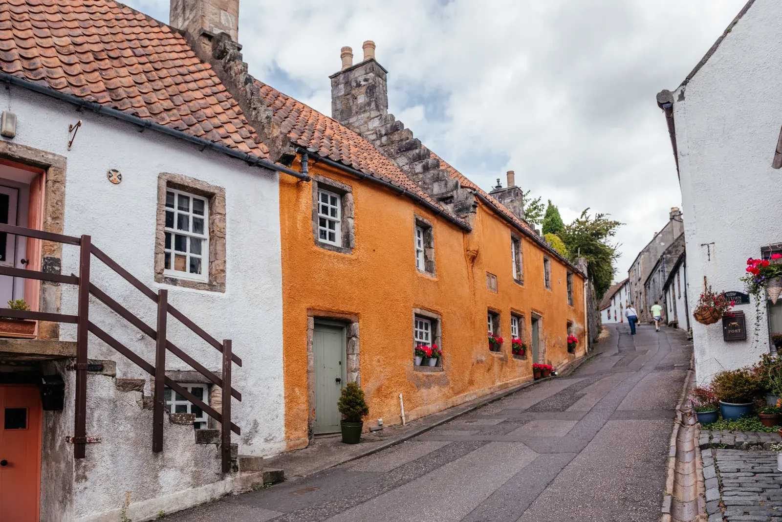 Historic street in Culross, used for Outlander scenes set in Cranesmuir